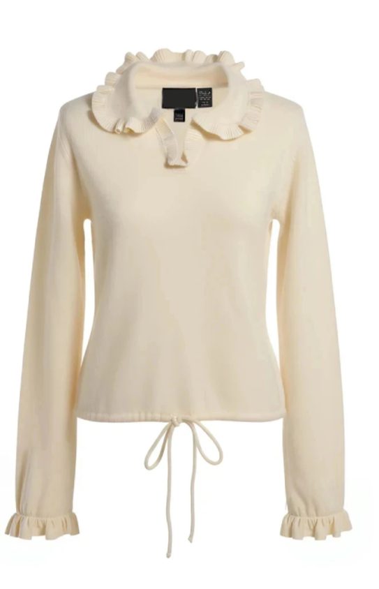 Ruffled Up Sweater (Vintage)