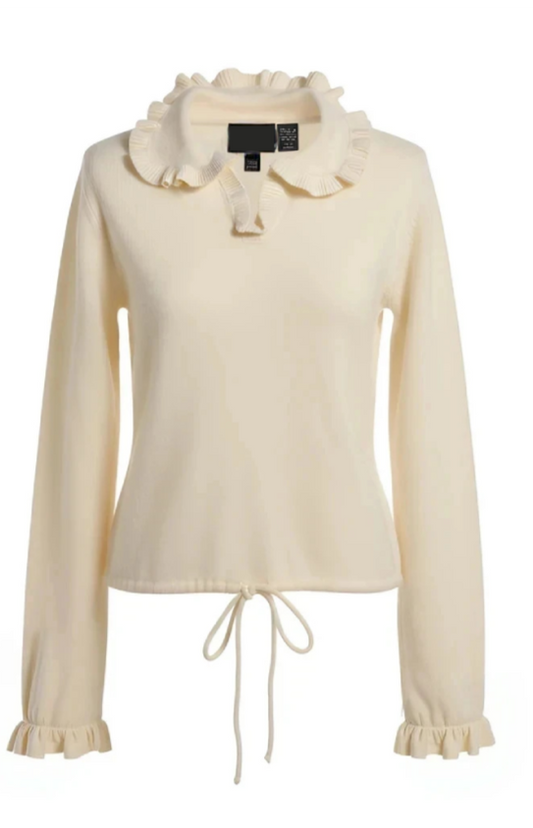 Ruffled Up Sweater (Vintage)
