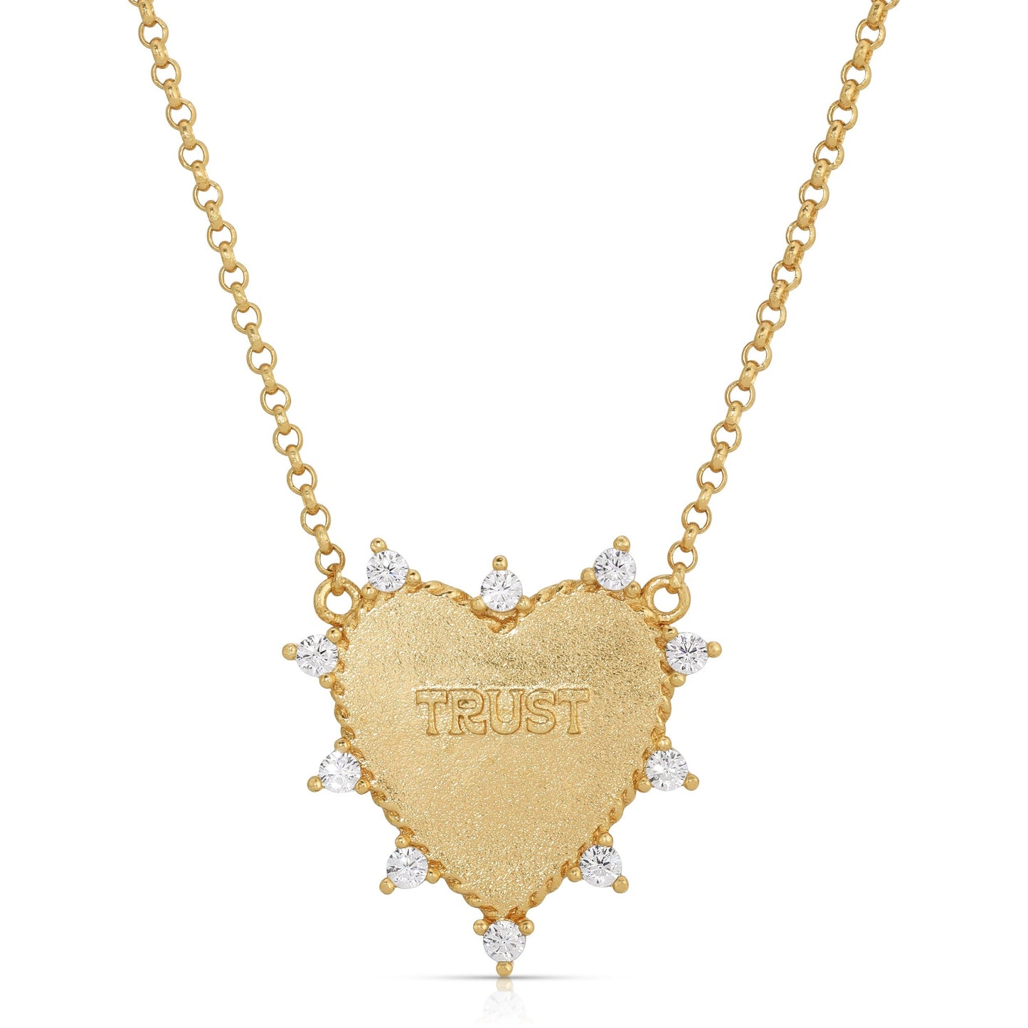 Gold Heart of Trust Necklace