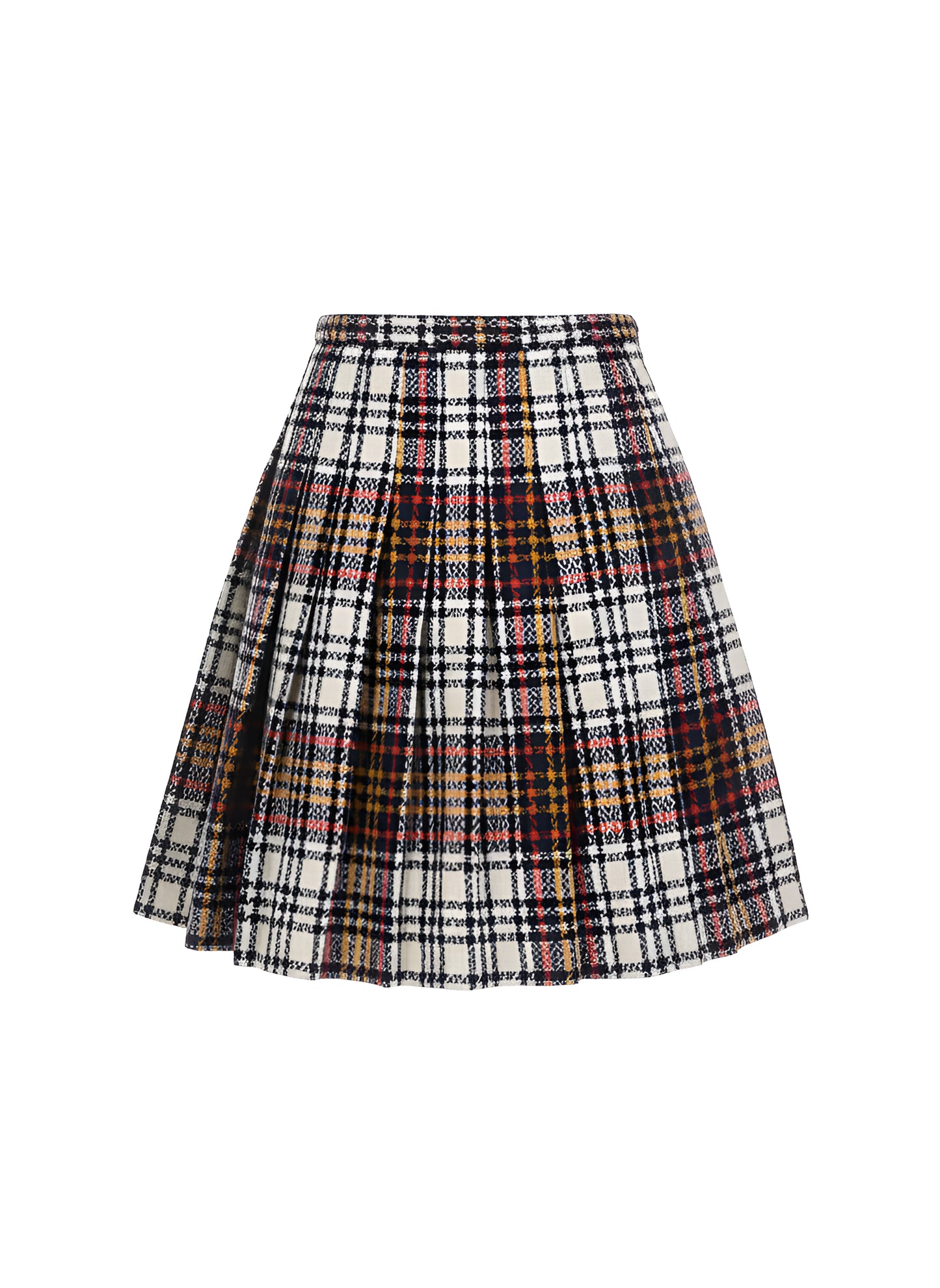 Checkmate Pleated Skirt (Vintage)